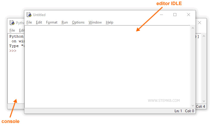 idle editor of Python