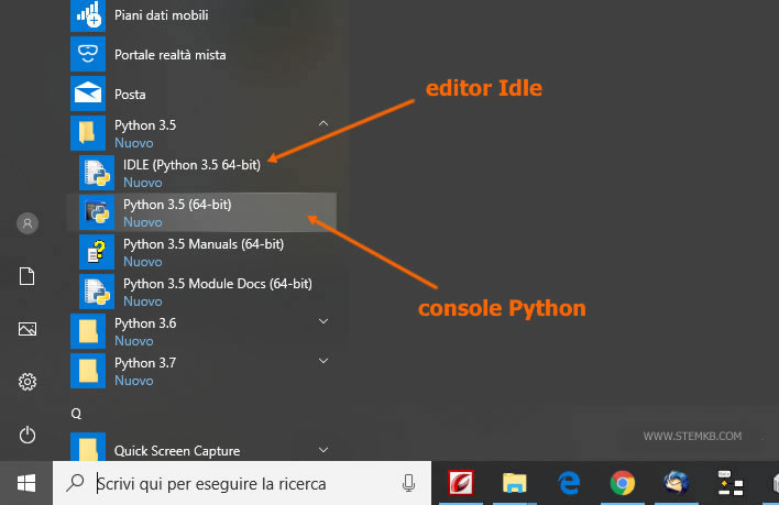 how to open Python in Windows