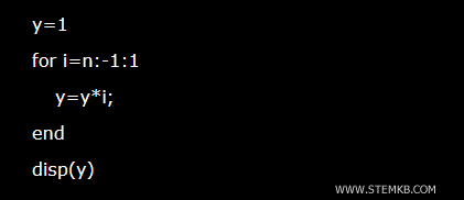 example of factorial algorithm