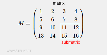 an example of a submatrix